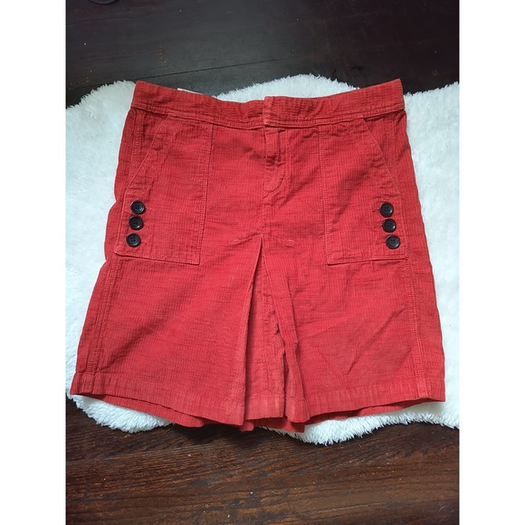 Citizens of Humanity by Jerome Dahan High Waisted Shorts Pleated Orange Size 29 - Picture 1 of 6